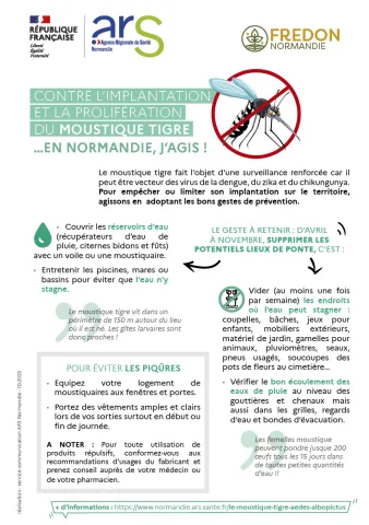 Affiche prévention moustique